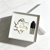 Diffuseur d'huiles essentielles en plâtre parfumé en céramique et porcelaine, à suspendre, pour voiture, armoire et maison