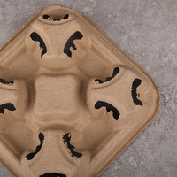 Fournitures pour restaurants à emporter : Plateau porte-gobelets en pulpe de café biodégradable, en papier durable, pour 2/4 gobelets, pour café à emporter