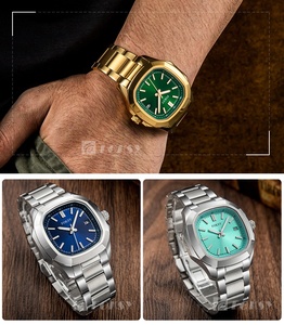Montres personnalisées avec logo de marque, montre pour <span class=keywords><strong>homme</strong></span> en acier inoxydable, mouvement Miyota, fabricants de montres à quartz de luxe en Chine - Product Image 4