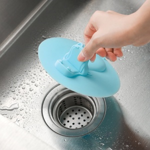 Tub Stopper Cute Hippo Silicone Bathtub Stopper Drain <b>Plug</b> <b>Sinks</b> Stopper Flat Suction Cover for Kitchen Bathroom and Laundry - Product Image 6