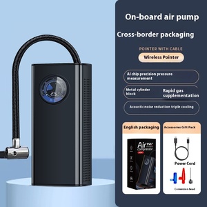 Inflador de Neumáticos Eléctrico Portátil, Bomba de Aire para Automóvil con Pantalla LCD, Mini Compresor de Inflado Rápido para Automóviles y Motocicletas - Product Image 3