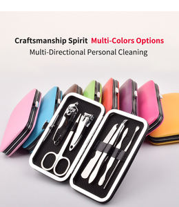 Perlengkapan Perawatan Kuku Pribadi YD 2025 untuk Perjalanan, Logo Kustom, Set Manikur Pedikur <span class=keywords><strong>PU</strong></span> untuk Tamu, Peralatan Perawatan Kuku - Product Image 3