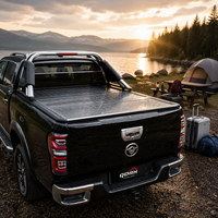 Couverture de benne coulissante à trois volets pour Ford Ranger 5 pieds, en aluminium rigide, étanche, pour camionnette