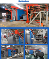 Équipement de moulage par rotation, machine de moulage par rotation à navette multi-bras, machine de rotomoulage à tour rotative, moule à rouleaux à navette