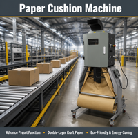 Dispositivo Inteligente para la Producción de Almohadillas de Papel Kraft, Formador de Cojines de Papel Kraft para Embalaje de Carga de Exportación, Fabricante de Almohadillas de Papel Kraft