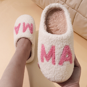 Nuevo Diseño Premium, Sandalias Flip-Flop con Suela de TPR para Mujer, Pantuflas Planas con Forro de Felpa para el Hogar, Venta al Por Mayor - Product Image 2