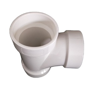 Hot bán vệ sinh TEE <span class=keywords><strong>ASTM</strong></span> D 2665 tiêu chuẩn hệ thống ống nước vật liệu <span class=keywords><strong>PVC</strong></span> dwv lắp ống vật liệu xây dựng - Product Image 2