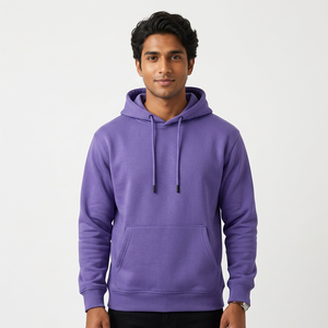Custom 100% Cotton Printed Men's Hoodie Pullover Hooded Collar Everyday Wear <b>Sweatshirt</b> - Product Image 1