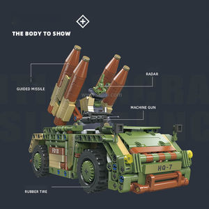 Jie Star 58139 Modello Classico <span class=keywords><strong>Militare</strong></span> della Seconda Guerra Mondiale Lanciarazzi Corazzato su Ruote Collezione Modelli Mattoncini Giocattoli Regalo Set di Costruzioni - Product Image 3