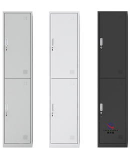 <span class=keywords><strong>Casier</strong></span> en acier à structure stable avec pieds réglables, armoire métallique pour sols inégaux dans les bâtiments anciens - 2 niveaux - Product Image 3