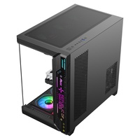 AntarcChill Wholesale Dual Tempered Glass Full Tower ATX PC Case Desktop Support GPU Cabinet Gaming Computer Cases PC Casing