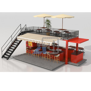 Popolare Container Pieghevole per Caffetteria in Cina, Ristorante Container di Lusso 20FT 40FT, Bar Container con <span class=keywords><strong>Cucina</strong></span> - Product Image 6