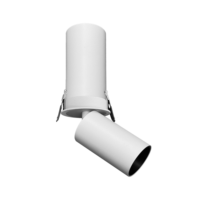 Spots LED encastrés réglables en aluminium avec CRI élevé, culot GU10, dimmables, indice de protection IP20, pour les intérieurs modernes de maisons et de bureaux