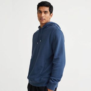 Sweat-shirt et hoodie d'hiver brodés pour hommes, couleurs et tailles personnalisées, design uni bicolore, prix de gros - Product Image 1