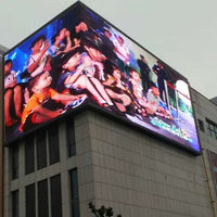 Écran LED extérieur, panneau vidéo LED extérieur, écran d'affichage LED publicitaire extérieur, écran numérique, panneau d'affichage numérique P3.91 5x3m, écrans LED extérieurs