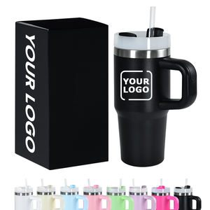 Tazas Térmicas Personalizadas con Logotipo, Tazas de Café Aisladas de 14 oz con Asas, Vasos Personalizados con Grabado Láser - Product Image 1