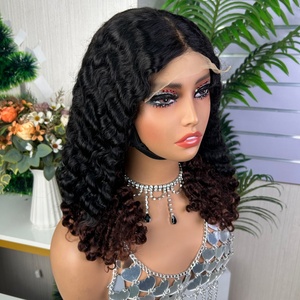 For Burmese Virgin Hair 16inch 3years Hair Weaving Super Double Drown 5x5 Lace Closure <b>Wigs</b> Factory Price - Product Image 3