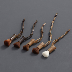 Juego de cepillos de té de bambú natural hechos a mano, accesorios tradicionales ecológicos para la ceremonia del té y limpieza. - Product Image 1