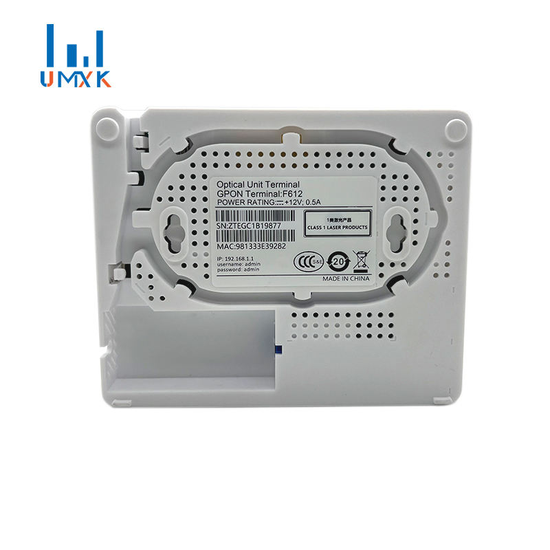 Brand New ZXIC F612 GPON ONU 1GE+1FE LAN +1POTS Fiber Modem