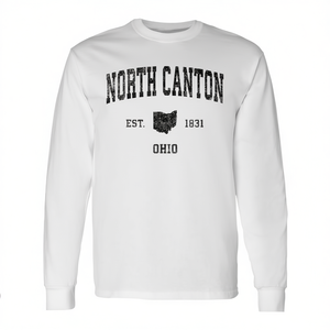 Camiseta de manga larga con estampado deportivo vintage de North Canton Ohio - Product Image 2