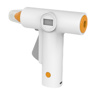 Pistolet à colle chaude rechargeable Kingvospro KV-JQ9104 3.7V 18650 DIY, bâton de colle de 7 mm, buse en cuivre, chauffe rapide en 90 secondes, batterie