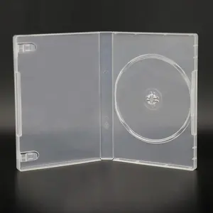 caso del dvd di un disco di plastica Suppliers-Custodia per CD personalizzata in plastica PP all'ingrosso un supporto per custodia per disco DVD custodia per DVD in bianco contenitore per CD custodia in PP