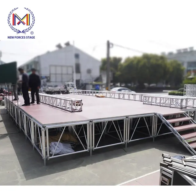 professional big Aluminum alloy stage cheap portable stage Customizable