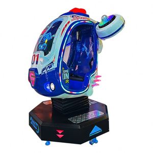 Máquina de Juego Interactiva de Avión con Luces LED para Niños, Operada con Monedas, Entretenimiento de Arcade para Diversión Familiar en Interiores en Parques de Atracciones - Product Image 1