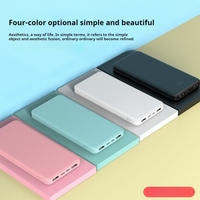Vender bien Mini Power Bank 10000mAh Dual Usb Cargador portátil Ultra Slim Powerbanks para móvil con 2 puertos USB