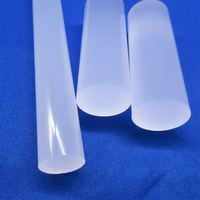 Barres acryliques transparentes et colorées, barres de diffusion de lumière blanc laiteux