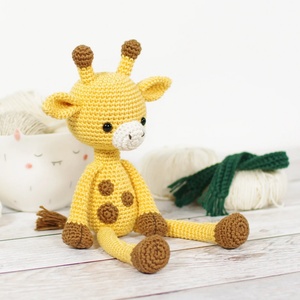 Venta al por mayor ganchillo <span class=keywords><strong>jirafa</strong></span> juguete hecho a mano ganchillo suave Animal juguetes <span class=keywords><strong>Amigurumi</strong></span> peluche tejido <span class=keywords><strong>jirafa</strong></span> muñeca - Product Image 3