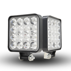 <b>Mini</b> Square <b>Led</b> Work <b>Light</b> 16 Bulbs Waterproof Dc Power Automotive Spot <b>Light</b> For Electric Vehicle - Product Image 2