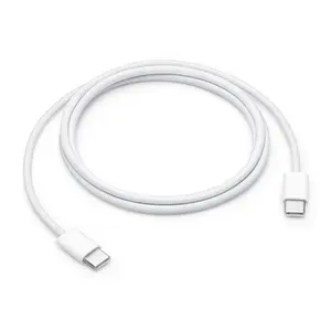 批发2m编织USB C型至USB C 3A PD快速充电电缆，适用于iPhone 15 Pro Max