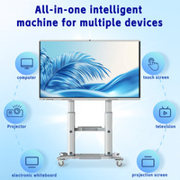 Tableau blanc interactif grand format ultra-large 110 pouces 4K UHD 20 points tactiles IR Android 13 4 Go 32 Go Diffusion sans fil ODM