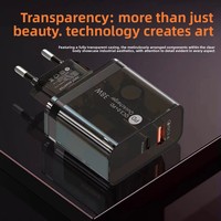 Adaptateur de charge rapide intelligent PD 38W pour téléphone portable, chargeur multi-compatible USB PD 5V3A