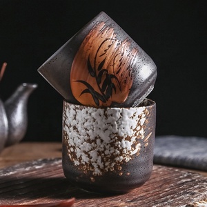 Taza de Café de Cerámica al por Mayor para Matcha y Sake, Vaso Plegable para Agua, Taza de Té de Cerámica para Uso Casual y Comercial, <span class=keywords><strong>Vajilla</strong></span> para Regalo - Product Image 5