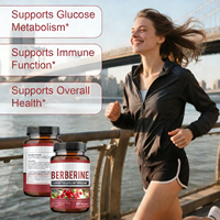 WELLBODY Berberine HCL Gélules Molles avec Cannelle de Ceylan - Compléments à Base d'Extraits Végétaux pour Adultes pour le Soutien Immunitaire et la Santé Naturelle