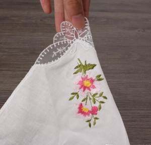 Meilleures ventes de serviettes Vintage <span class=keywords><strong>en</strong></span> coton pour femmes, mouchoir brodé <span class=keywords><strong>en</strong></span> dentelle papillon fleur, <span class=keywords><strong>tissu</strong></span> assorti, Portable dame, 2019 - Product Image 5