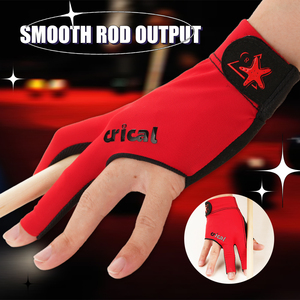 Guante de Billar <span class=keywords><strong>CRICAL</strong></span> de 3 Dedos, Cómodo, para Taco de Snooker, Impermeable, Elástico, Unisex, Accesorios de Entrenamiento Deportivo - Product Image 6