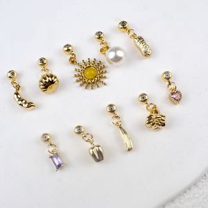 Nuevo Collar y Pulsera DIY con Colgante Individual de Mini Gema de Amor y Perla, Estilo Religioso Budista, para Europa y Estados Unidos - Product Image 2