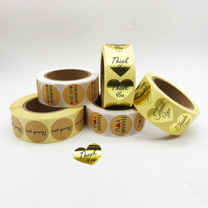 Tùy chỉnh màu đen dính Brown Kraft Giấy Nhãn dán nhãn nhiệt nhạy cảm & thực phẩm an toàn với <span class=keywords><strong>logo</strong></span> tùy chỉnh in ấn cho công nghiệp sử dụng - Product Image 5