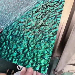 4x8 304 316l 430 Colored Pvd Coating Brushed Water Wave Stainless Steel Sheet For Wall Decoration