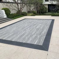 Ubin Granit Abu-abu Gelombang (Wave Sand Grey Granite) 600x600 30mm China Juparana untuk Paving Luar Ruangan Anti Selip Harga Pabrik Langsung dari Tambang