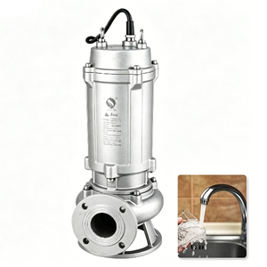 Pompe à eaux usées de type <span class=keywords><strong>broyeur</strong></span> à bride en acier inoxydable 304, 3KW, à performance stable, grand débit, pour drainage domestique - Product Image 1