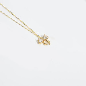 Easywin CC024 Collana con Catena a Maglie e Fiocco in Cristallo Placcato Oro, Stile Romantico Spagnolo, <span class=keywords><strong>Regalo</strong></span> per Mamma e Fidanzate per <span class=keywords><strong>Anniversario</strong></span> - Product Image 5