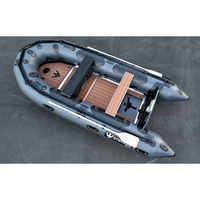 Offre Spéciale Chine usine 18ft SFB-550 épaissi PVC Tube en aluminium plancher bateau de pêche avec traverse en aluminium renforcé