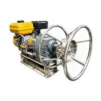 Treuil hydraulique diesel 7,5 CV, 5,5 kW, 16 MPa, 60-200 tr/min, pour bateau de pêche, dimensions 98x40x48 cm.