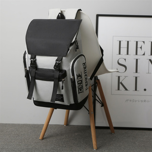 Hot Selling Fashion Waterproof Anti-Theft Laptop School Student <b>Backpack</b> USB Retractable <b>Strap</b> Large Capacity Geometric Pattern - Product Image 4