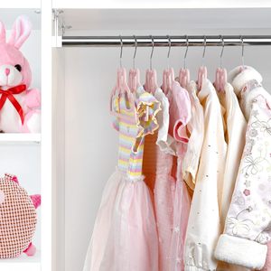 Perchas de Terciopelo Premium para Niños, Antideslizantes, con Lazo, para Ropa de Bebé, para Armario - Product Image 6