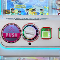 Distributeur automatique de capsules à monnayeur pour quatre joueurs, machine à billes Gacha personnalisée pour parcs d'attractions et magasins de détail